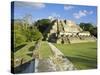 Belize, Altun Ha, Temple of the Masonary Alters-Jane Sweeney-Stretched Canvas