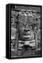 Belize, Central America. Mayan Temple Ruin. Mask Temple. Lamanai. Dated from AD 625.-Tom Norring-Framed Stretched Canvas