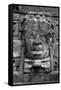 Belize, Central America. Mayan Temple Ruin. Mask Temple. Lamanai. Dated from AD 625.-Tom Norring-Framed Stretched Canvas