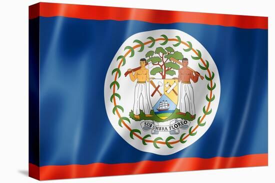 Belize Flag-daboost-Stretched Canvas