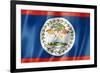 Belize Flag-daboost-Framed Art Print