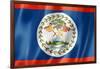 Belize Flag-daboost-Framed Art Print