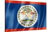 Belize Flag-daboost-Stretched Canvas