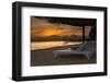 Belize. Sunrise over the Caribbean Ocean.-Tom Norring-Framed Photographic Print