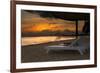 Belize. Sunrise over the Caribbean Ocean.-Tom Norring-Framed Photographic Print