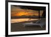 Belize. Sunrise over the Caribbean Ocean.-Tom Norring-Framed Photographic Print