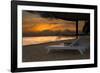 Belize. Sunrise over the Caribbean Ocean.-Tom Norring-Framed Photographic Print