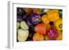 Belize, Toledo, Punta Gorda. Colorful Bell Peppers at Local Market-Cindy Miller Hopkins-Framed Photographic Print