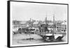 Belize, View Taken from the Harbour, C1890-Maynard-Framed Stretched Canvas