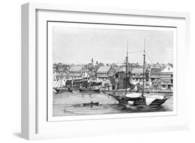 Belize, View Taken from the Harbour, C1890-Maynard-Framed Giclee Print