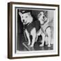 Belka and Strelka, Russian Cosmonaut Dogs, 1960-null-Framed Giclee Print