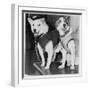 Belka and Strelka, Russian Cosmonaut Dogs, 1960-null-Framed Giclee Print