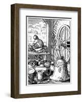 Bell and Cannon Caster, 16th Century-Jost Amman-Framed Giclee Print