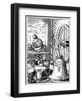 Bell and Cannon Caster, 16th Century-Jost Amman-Framed Giclee Print