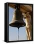 Bell and Carving, Cathedral, Leon, Nicaragua, Central America-G Richardson-Framed Stretched Canvas