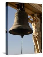 Bell and Carving, Cathedral, Leon, Nicaragua, Central America-G Richardson-Stretched Canvas