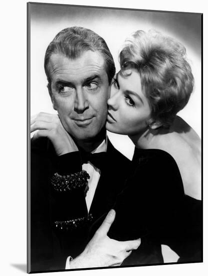 BELL, BOOK AND CANDLE, 1958 directed by RICHARD QUINE James Stewart and Kim Novak (b/w photo)-null-Mounted Photo