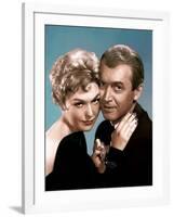 BELL, BOOK AND CANDLE, 1958 directed by RICHARD QUINE Kim Novak and James Stewart (photo)-null-Framed Photo
