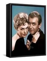 BELL, BOOK AND CANDLE, 1958 directed by RICHARD QUINE Kim Novak and James Stewart (photo)-null-Framed Stretched Canvas