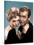 BELL, BOOK AND CANDLE, 1958 directed by RICHARD QUINE Kim Novak and James Stewart (photo)-null-Stretched Canvas