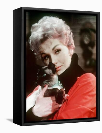 BELL, BOOK AND CANDLE, 1958 directed by RICHARD QUINE Kim Novak (photo)-null-Framed Stretched Canvas