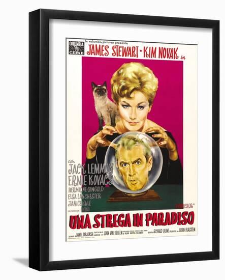 Bell, Book, and Candle, (aka Una Strega in Paradiso), 1958-null-Framed Art Print