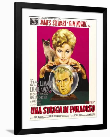 Bell, Book, and Candle, (aka Una Strega in Paradiso), 1958-null-Framed Art Print