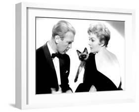 Bell, Book, and Candle, James Stewart, Kim Novak, 1958-null-Framed Photo