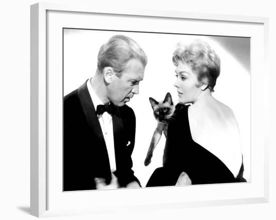 Bell, Book, and Candle, James Stewart, Kim Novak, 1958-null-Framed Photo