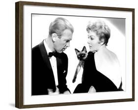 Bell, Book, and Candle, James Stewart, Kim Novak, 1958-null-Framed Photo