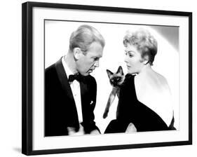 Bell, Book, and Candle, James Stewart, Kim Novak, 1958-null-Framed Photo