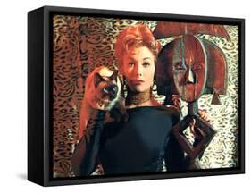 Bell, Book, And Candle, Kim Novak, 1958-null-Framed Stretched Canvas