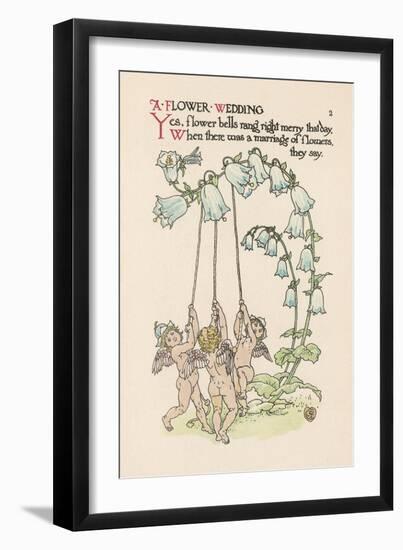 Bell Flower-Walter Crane-Framed Art Print