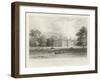 Bell House, Aveley, Essex, Seat of Sir T B Lennard, Baronet-William Henry Bartlett-Framed Giclee Print