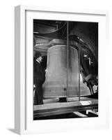 Bell in the Tower of Big Ben, Palace of Westminster, London, C1905-null-Framed Giclee Print