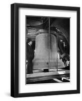 Bell in the Tower of Big Ben, Palace of Westminster, London, C1905-null-Framed Giclee Print