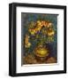 Bell Lilies in a Copper Vase-Vincent van Gogh-Framed Art Print