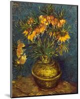 Bell Lilies in a Copper Vase-Vincent van Gogh-Mounted Art Print