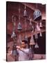 Bell Maker Paolo Soleri in His Workshop at Scottsdale, Az-Nina Leen-Stretched Canvas