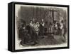 Bell-Ringing-Charles Keene-Framed Stretched Canvas