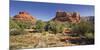 Bell Rock, Courthouse Butte, Bell Rock Trail, Sedona, Arizona, Usa-Rainer Mirau-Mounted Photographic Print