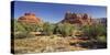 Bell Rock, Courthouse Butte, Bell Rock Trail, Sedona, Arizona, Usa-Rainer Mirau-Stretched Canvas