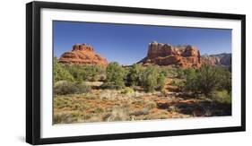 Bell Rock, Courthouse Butte, Bell Rock Trail, Sedona, Arizona, Usa-Rainer Mirau-Framed Photographic Print