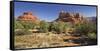 Bell Rock, Courthouse Butte, Bell Rock Trail, Sedona, Arizona, Usa-Rainer Mirau-Framed Stretched Canvas