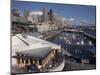 Bell Street Pier and Harbor on Elliott Bay, Seattle, Washington, USA-Connie Ricca-Mounted Photographic Print
