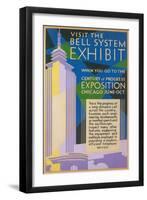 Bell System Exhibit, Chicago World's Fair-null-Framed Art Print