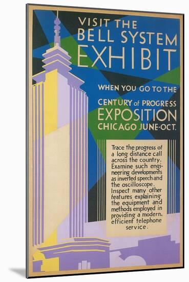 Bell System Exhibit, Chicago World's Fair-null-Mounted Art Print