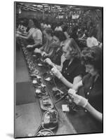 Bell Telephone Assembly Lines-null-Mounted Photographic Print