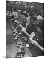 Bell Telephone Assembly Lines-null-Mounted Photographic Print
