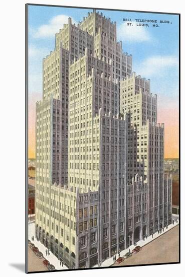 Bell Telephone Building, St. Louis-null-Mounted Art Print